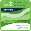 Verified badge: Introduction to Cybersecurity, Cisco Networking Academy